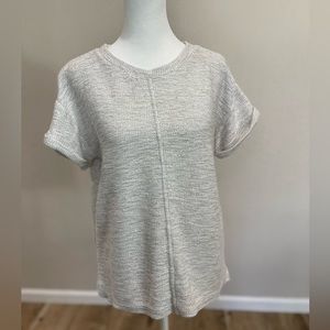 EUC LOU & GREY SHORT SLEEVE SWEATER